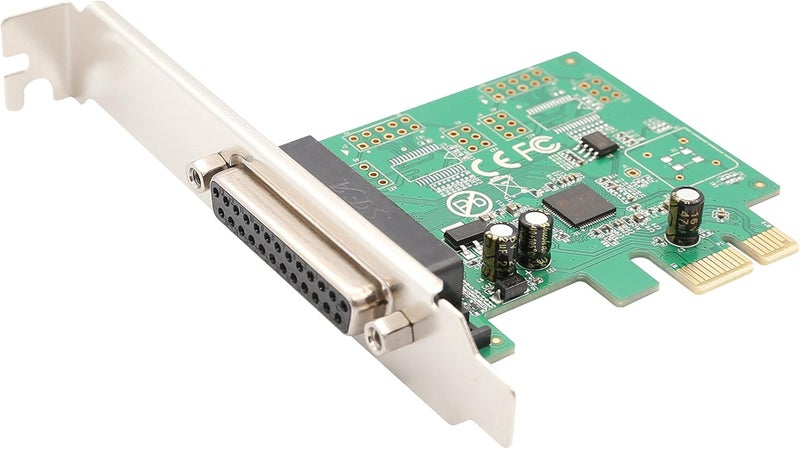 Syba 1 Port Parallel DB25 LPT Printer PCIe x1 with Low Bracket, Support SPP / PS2 / EPP/ECP Modes and Centronics Interface SI-PEX10011 - Image 4